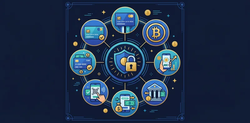 Zahlungsmethoden Infografik